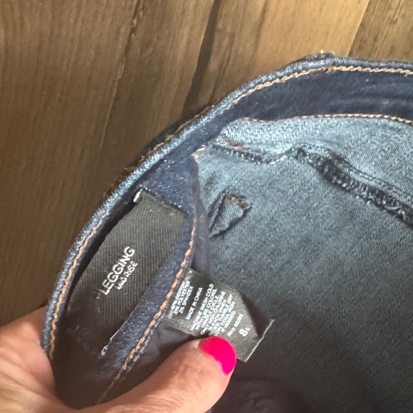 Dark Blue Women’s skinny jeans - Picture 3 of 8